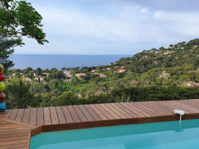 Pretty house with sea view on the Hy res